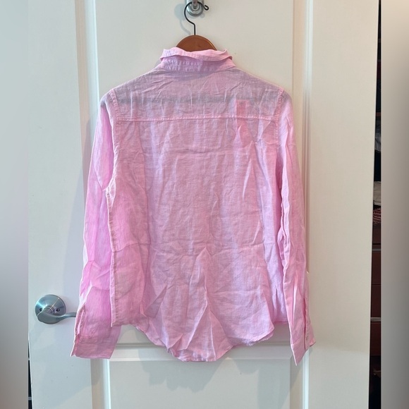 Lilly Pulitzer Sea View Linen Button Down Top NWT - Picture 8 of 16